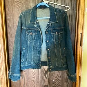 J Crew dark denim jacket, excellent condition